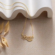 Birthflower Cut Out Necklace I